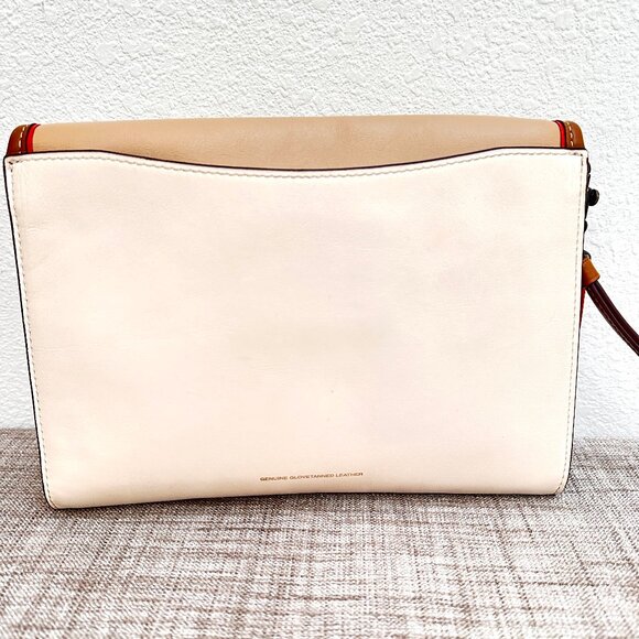 Coach Courier Wristlet 837 Colorblock Chalk Multi in EUC - Picture 3 of 13